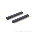 Encabezado hembra mecanizado de 1.27 mm recto H4.1 mm